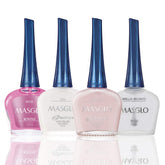 Coffret MASGLO Tradicional: quatre vernis pour une couleur durable et prête à l'emploi.