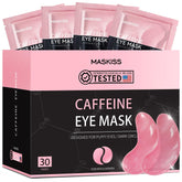 Patchs yeux Maskiss cafeine 30 paires, reduce les cernes et poches