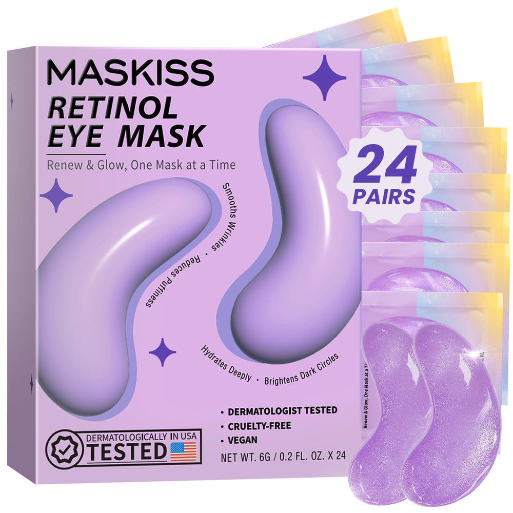 Patchs yeux retinol Maskiss, regard plus lisse et raffermi.