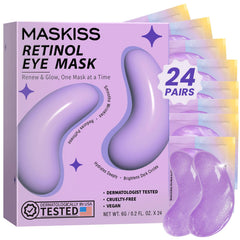 Patchs yeux retinol Maskiss, regard plus lisse et raffermi.