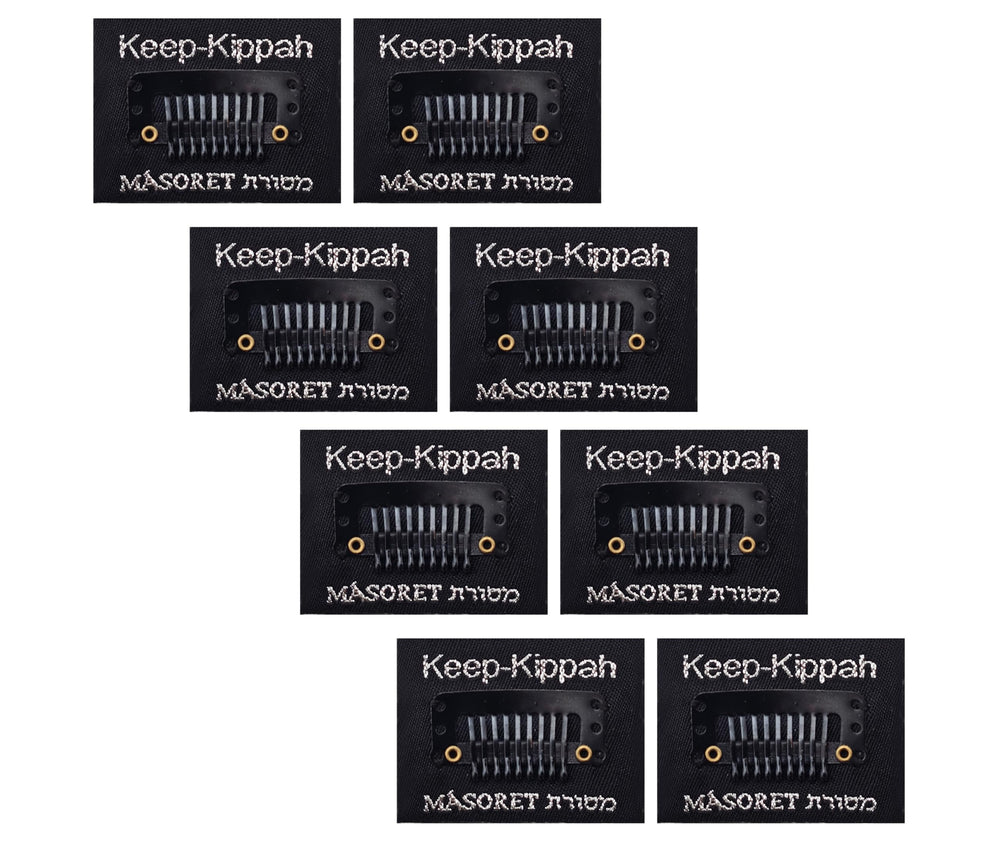 Masoret Keep-Kippah: clips en métal pour maintenir la kippah en place pendant la cérémonie