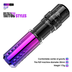 Mast Flip: batterie 1300mAh compacte pour sessions prolongées.
