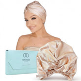MATASSE Silk your life bonnet-cheveux-dodo-22momme protège les cheveux pendant le sommeil.