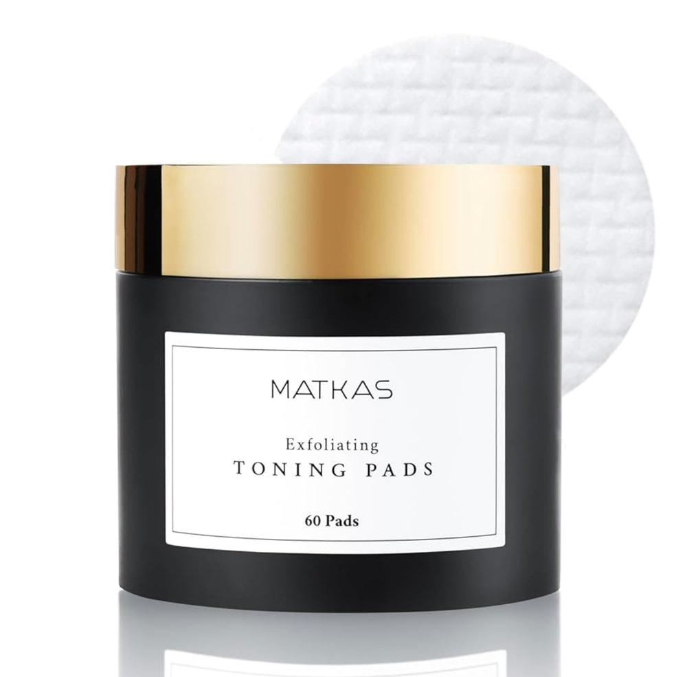 MATKAS disques exfoliants hamamélis, pour lisser la peau et éclairer le teint.