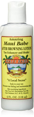 Maui Babe Après-Bronzage, bouteille de 4 onces, action hydratante rendant la peau douce