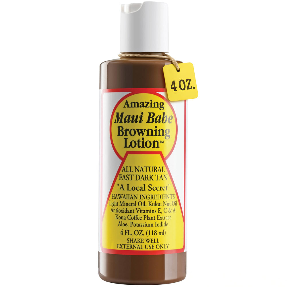 Maui Babe – bouteille 4oz prête pour bronzage progressif et hydratation