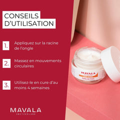 Cuticules hydratées grâce à la Nailactan et sa texture nourrissante.