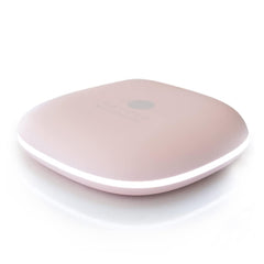 Mavoro LED travel mirror open showing 1x and 10x magnification for precise grooming.