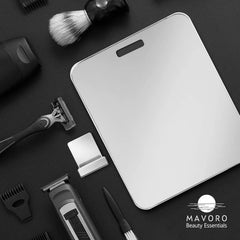 Miroir Mavoro réduisant la buée par rapport au verre traditionnel.