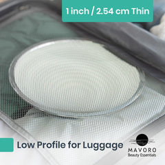Mavoro miroir voyage portable, compagnon idéal pour séjours et déplacements.