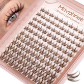Mavphnee cils bruns en clusters 10-16mm pour un volume naturel.