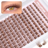 Mavphnee clusters cils bruns 154 pcs – volume léger et naturel.