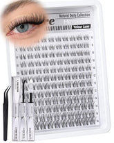 Mavphnee ensemble-cils-studio-complet : kit tout-en-un pour extensions naturelles.