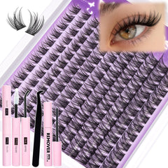 Mavphnee extensions cils effilés 10-16 mm pour un regard naturel au quotidien.