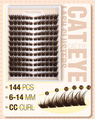 Mavphnee extensions cils marron, CC curly fini élégant et durable
