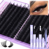 Kit cils clusters Mavphnee 14-20mm pour volume personnalisable.