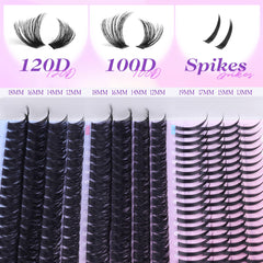 Mavphnee cils 120D : densité impressionnante pour un regard glamour