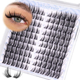 Mavphnee Manga Lash Clusters oeil-chat à pics, regard oeil-de-chat net et audacieux.