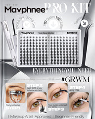 Mavphnee Viva Lash Clusters Adhesif-Scellant: adhérence fiable pour une pose longue.