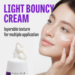 MAXCLINIC Melatonin Cream on skin delivering a calm, hydrated look after a long day
