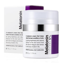 MAXCLINIC Time Return Melatonin Cream — bouteille élégante offrant une hydratation durable.