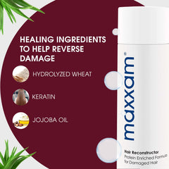 Maxxam application sur cheveux – démêlage facilité après shampoing.