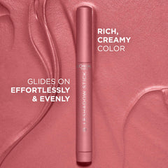 MAYBELLINE bâton ombres yeux crème, teinte rose nuageux pour un regard doux.