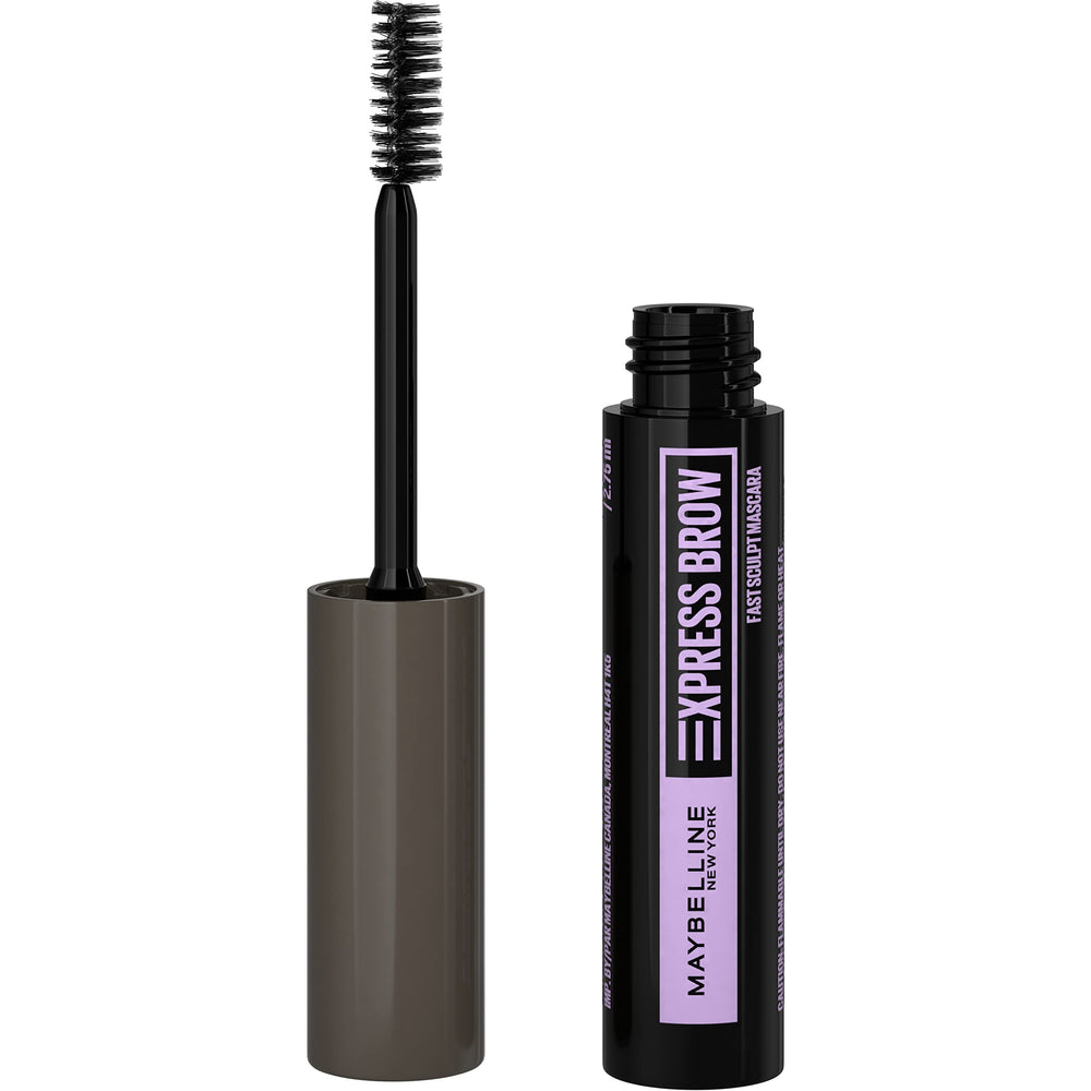 Maybelline Brow Fast Sculpt emballage du produit, prêt à l’emploi.