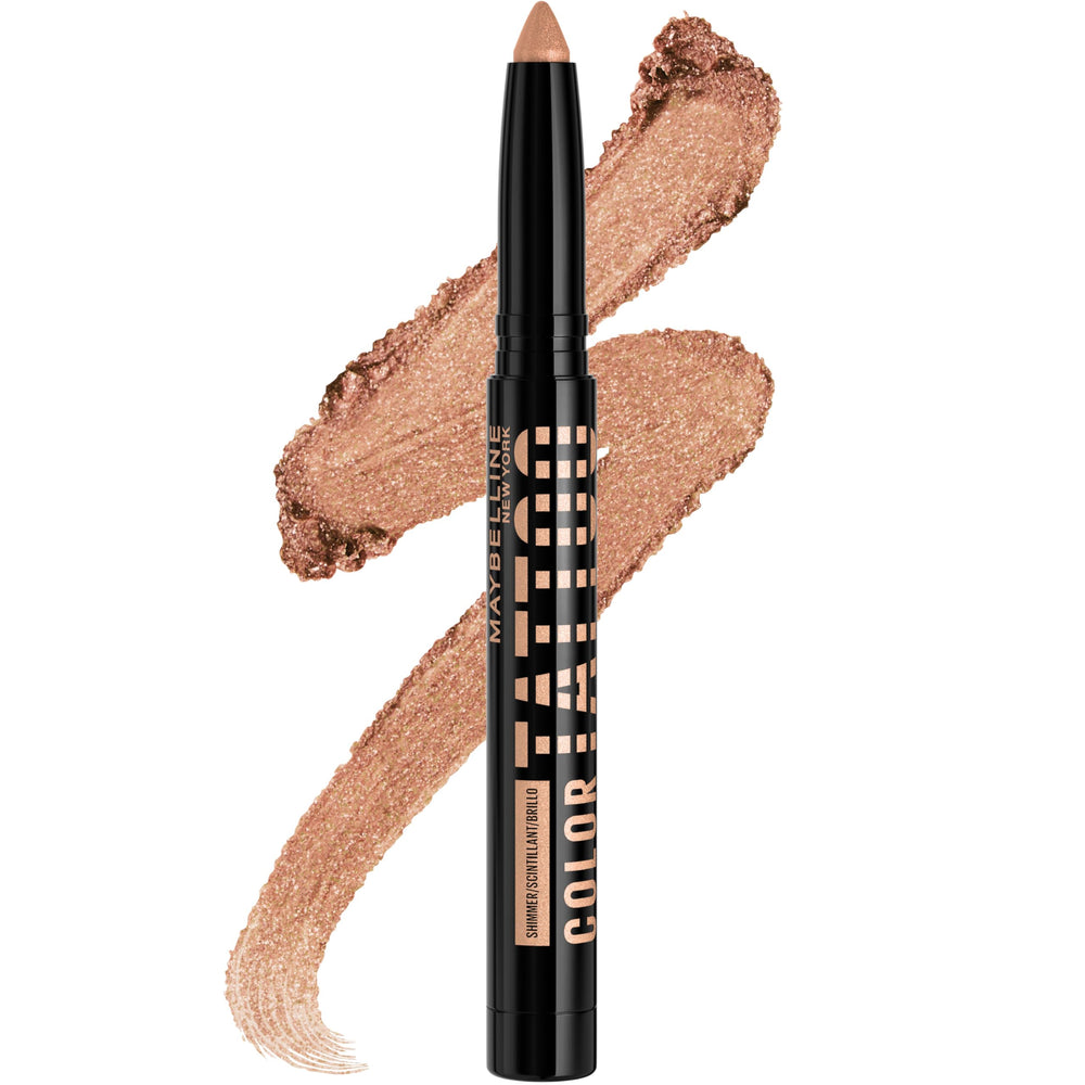 MAYBELLINE Color Tattoo Eye Stix rose doré longue tenue lumineuse