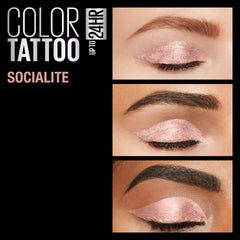 Maybelline Color Tattoo fini métallique pour accentuer les paupières