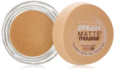 Maybelline Dream Matte Mousse, flacon; texture légère pour un teint mat naturel.