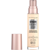 Maybelline Dream Radiant – flacon fond de teint fluide pour hydratation longue durée et teint naturel.