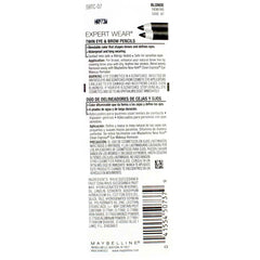 Maybelline Expert Eyes Brow and Eye Pencil Blonde close-up tip highlights precise application.