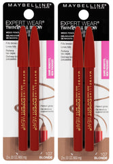 Maybelline Expert Wear double crayon sourcils et yeux Blonde, définition longue tenue