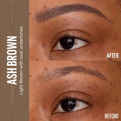 Maybelline Express Brow Ultra Slim : traces fines imitant les poils pour un rendu réaliste.
