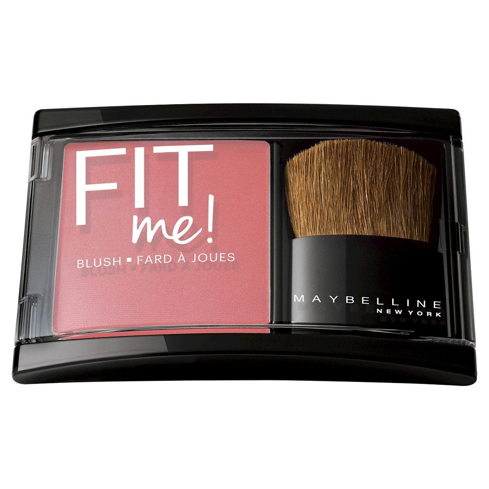 Maybelline Fit Me! Blush Rose Profond dans son étui, couleur naturelle et fraîche pour le visage.