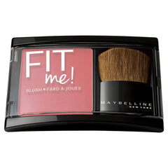 Maybelline Fit Me! Blush Rose Profond dans son étui, couleur naturelle et fraîche pour le visage.