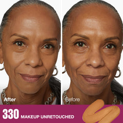 Maybelline foundation sponge-tip applicator in use for easy blending