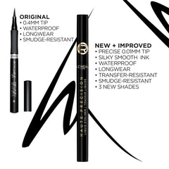 Maybelline Haute Precision Eyeliner emballage élégant et pratique