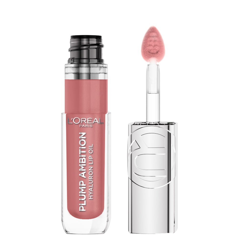 MAYBELLINE Hyaluron Lip Oil, hydratation 24h et brillance vitrifiée pour les lèvres.