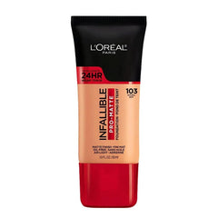 Maybelline Infallible Pro-Matte flacon – texture légère et tenue longue durée.