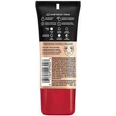 Maybelline Infallible Pro Matte Foundation, texture légère et crémeuse, couvrance naturelle.
