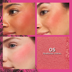 MAYBELLINE Infallible Fard à Joues Poudre, teinte corail, longue tenue et fini doux.