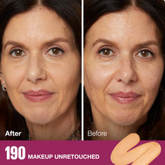 Application avec éponge Maybelline pour un fini lisse et précis.