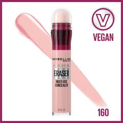 Texture crème douceMaybelline Instant Age Rewind, s’estompe facilement sous les yeux.