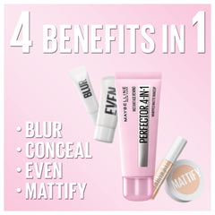 Maybelline Instant Age Rewind Matte 4-en-1 - teint unifie et matte pour le jour.