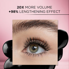 Maybelline Lash Paradise Mascara, cils allongés avec une impressionnante longueur.
