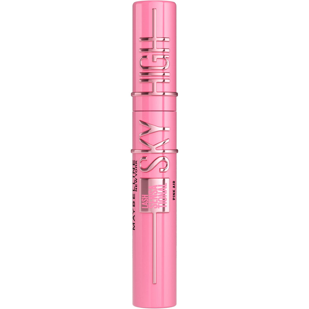Maybelline Lash Sky High Pink Air sur emballage élégant pour tester le produit.