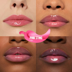 Maybelline Lifter Gloss avec piment, effet chauffant et plump immédiat.