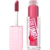 Maybelline Lifter Gloss avec embout XL, sensation de chaleur et effet lift.